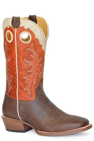 Roper Mens Ride Em Cowboy Square Toe Boot